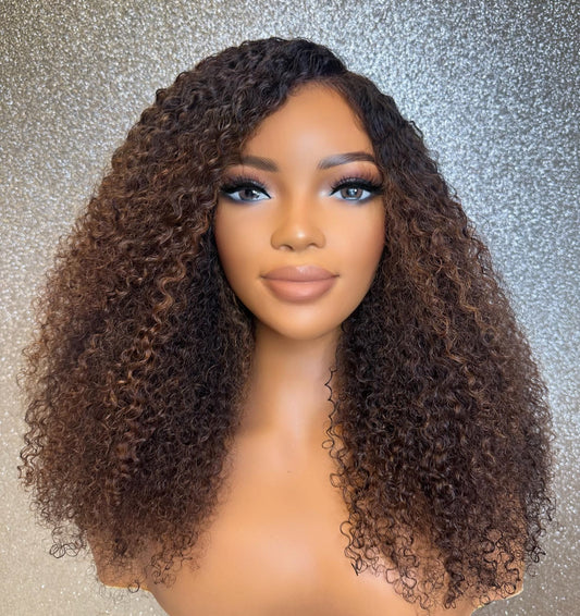 Glueless HD Lace Closure Wig - Kinky Curly